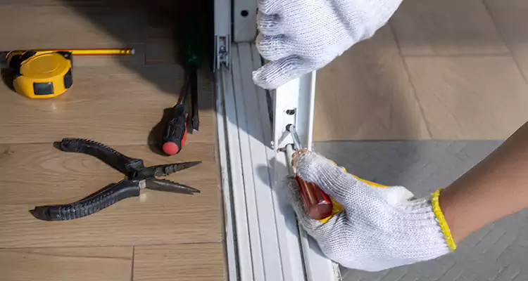 Backyard Sliding Door Track Repair in Seminole, FL