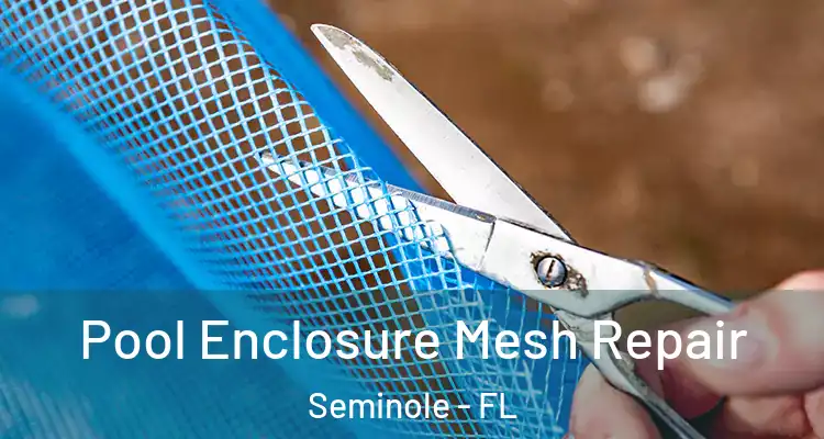 Pool Enclosure Mesh Repair Seminole - FL